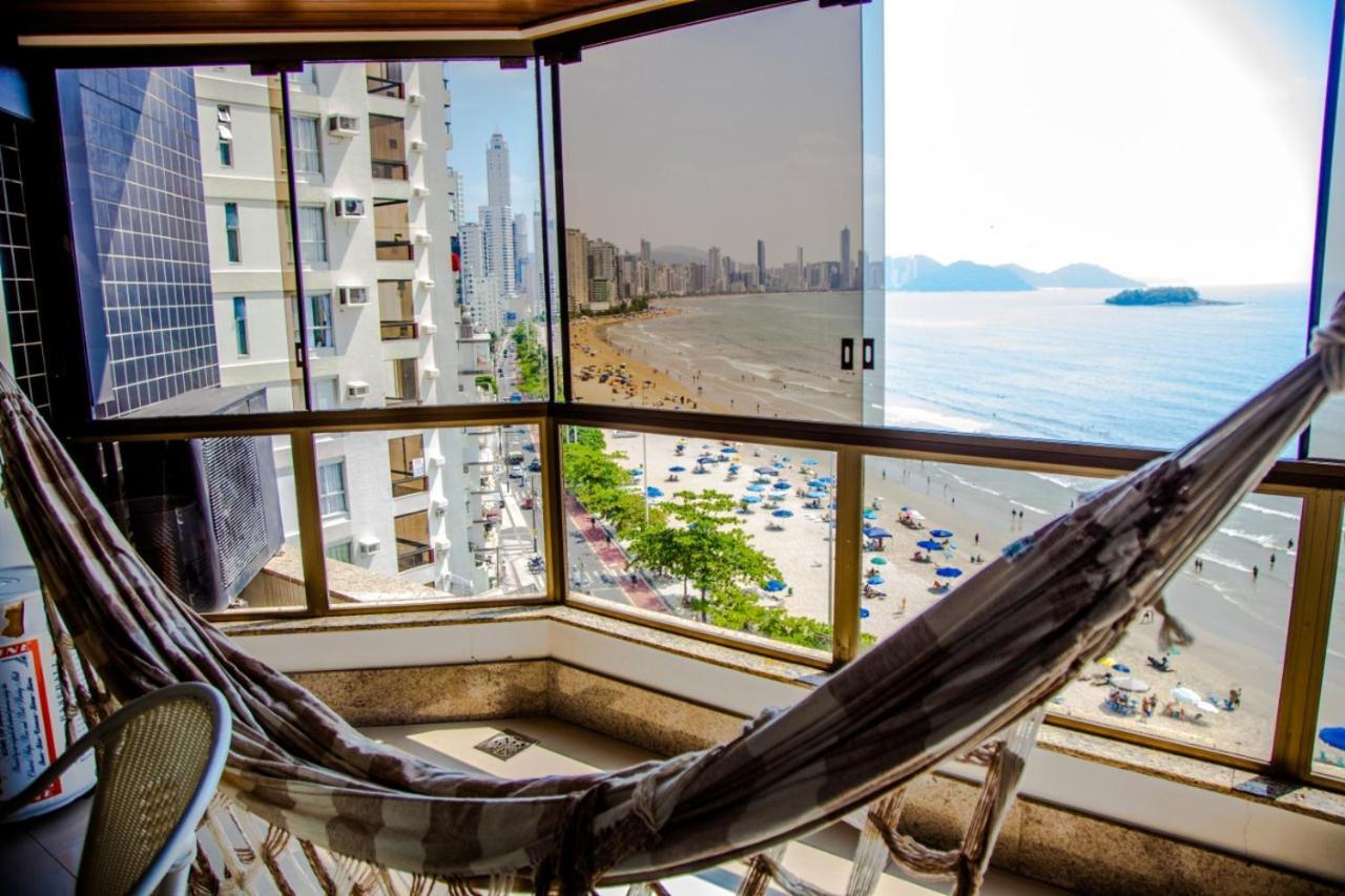 Apto Frente Mar Bal Camboriu Pe Na Areia Fantastica E Encantadora Vista Mar Балнеариу-Камбориу Экстерьер фото